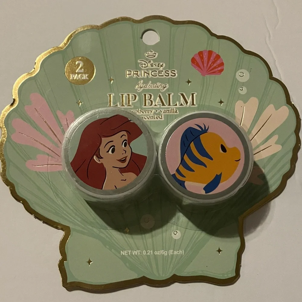 Disney Princess Lip Gloss and Balm Collection - Belle, Cinderella,‎ Ariel